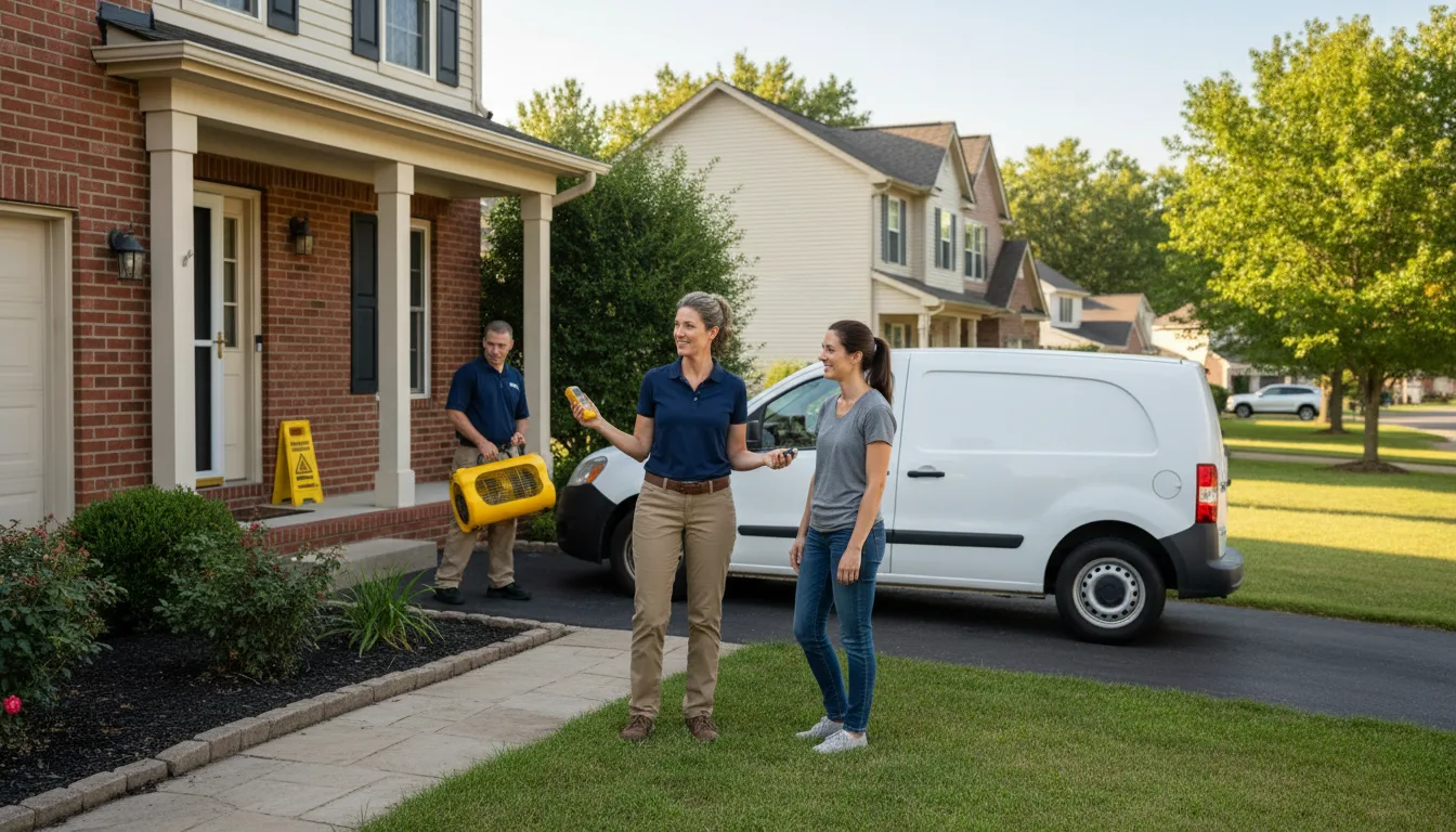 Residential water damage restoration in Odessa, WA